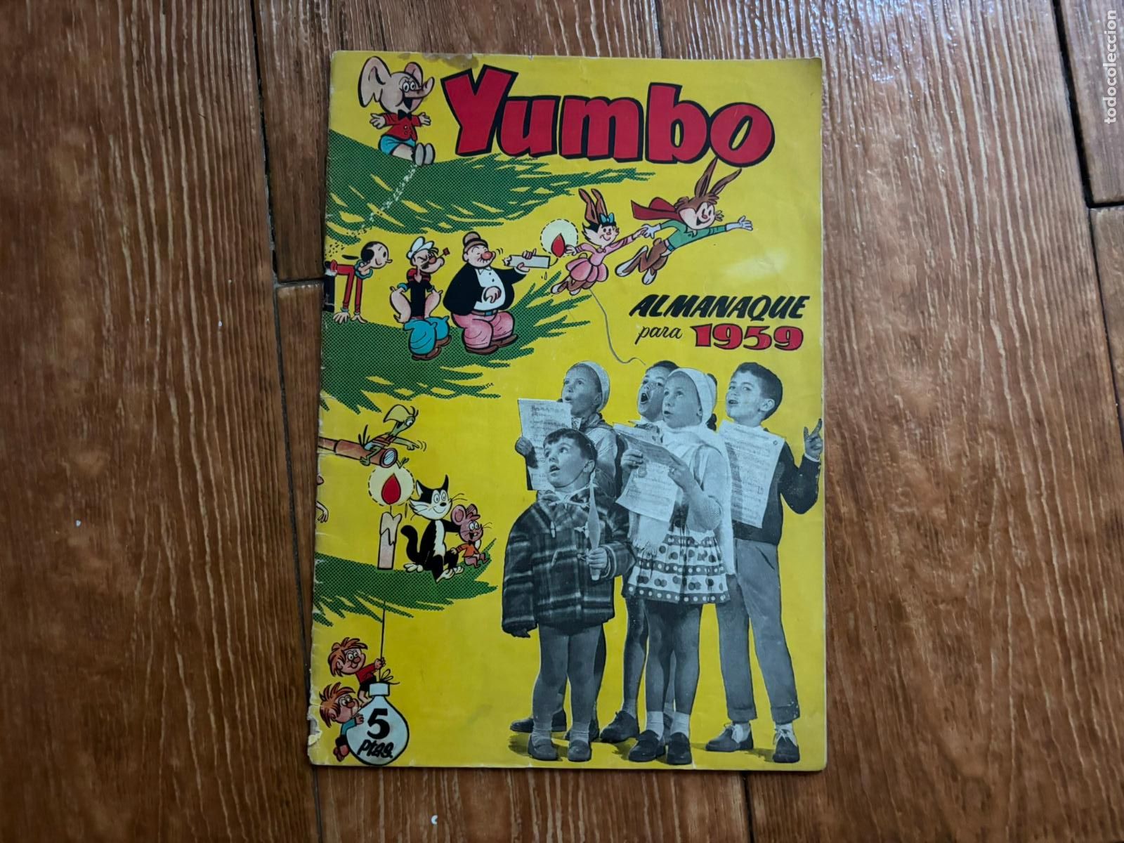 Tebeos: YUMBO ALMANAQUE 1959 EDITORIAL CLIPER ORIGINAL