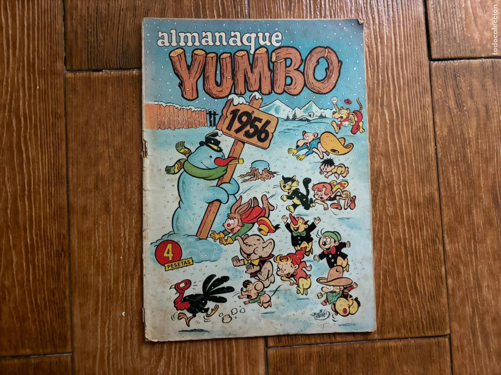 Tebeos: YUMBO ALMANAQUE 1956 EDITORIAL CLIPER ORIGINAL
