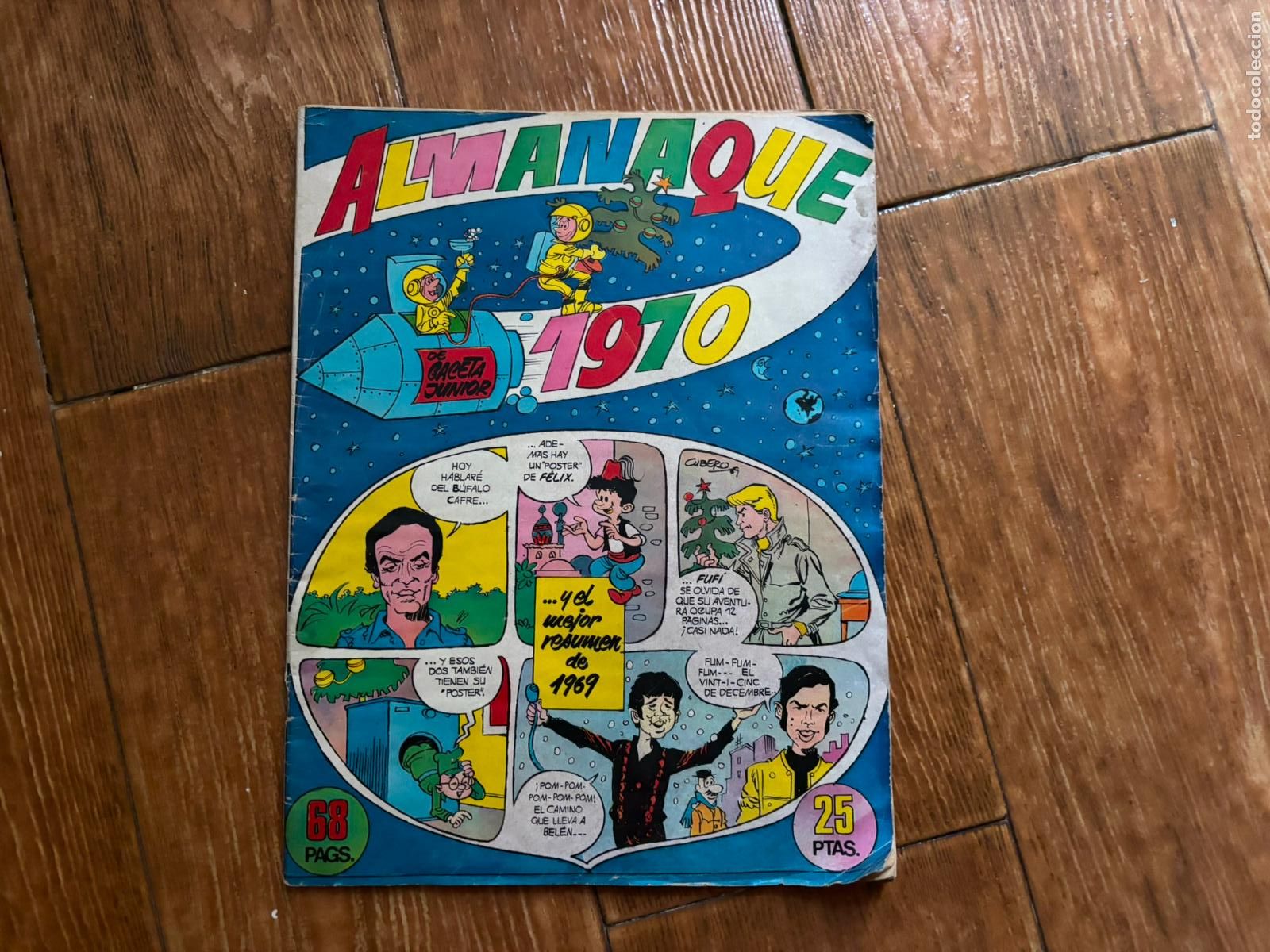 Tebeos: GACETA JUNIOR ALMANAQUE 1970 EDITORIAL ORIGINAL