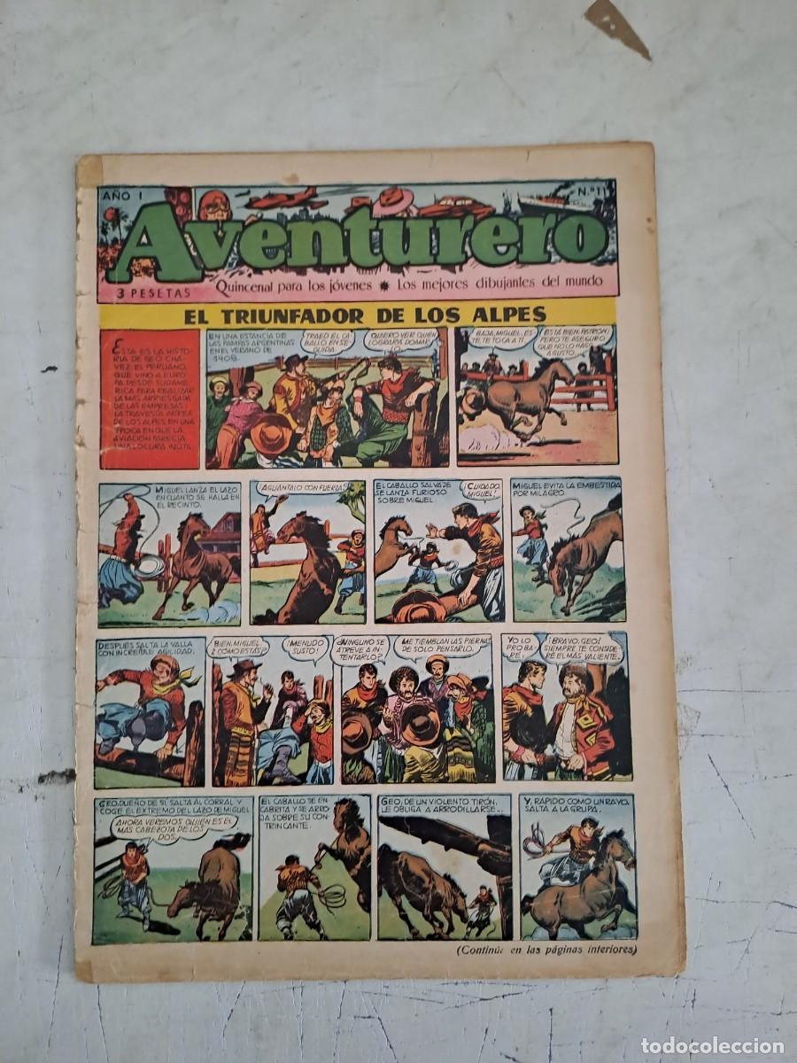 Tebeos: Aventurero 11, Cl&iacute;per Bolsa DA - Foto 1