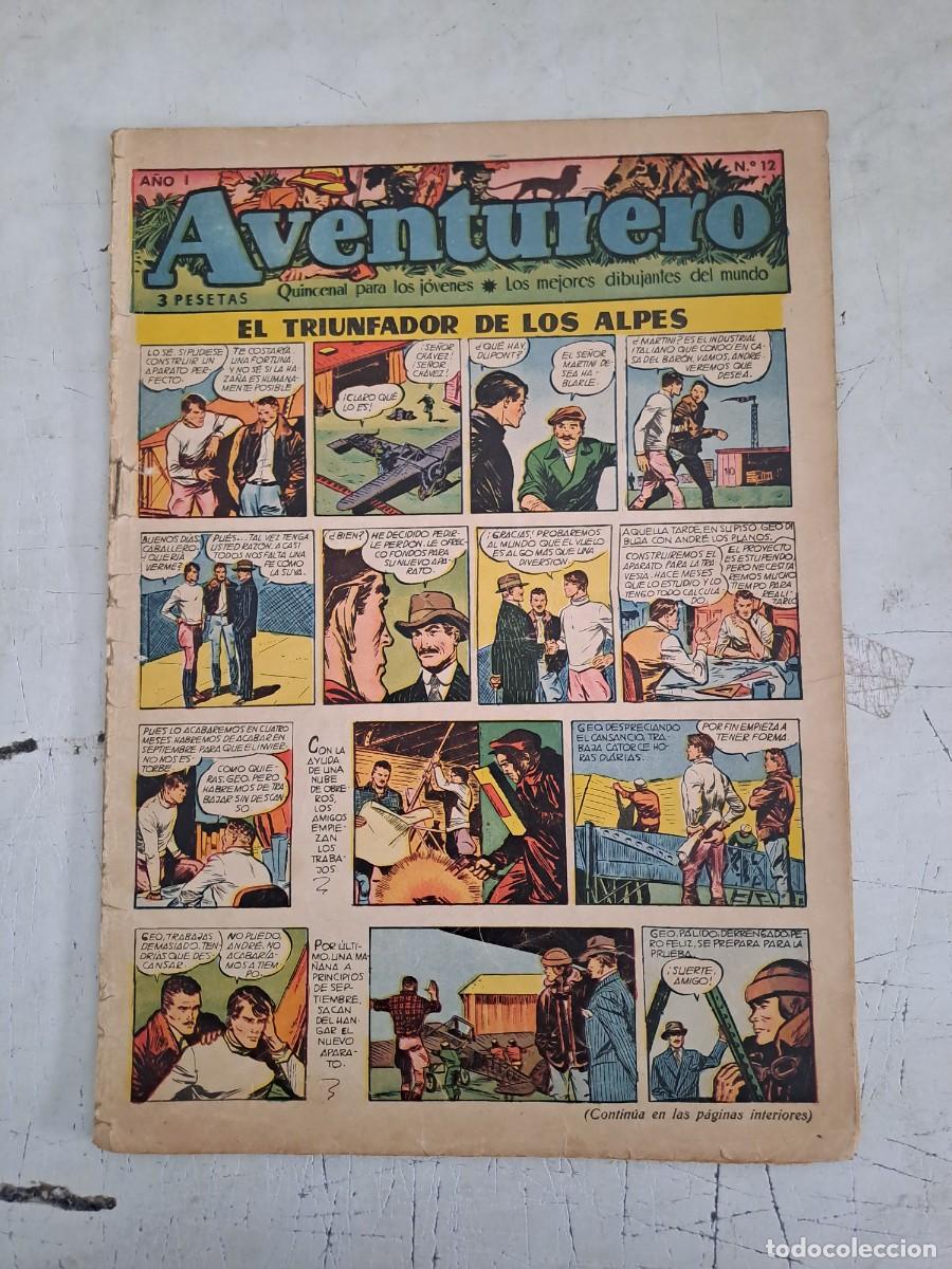 Tebeos: Aventurero 12, Cl&iacute;per Bolsa DA - Foto 1