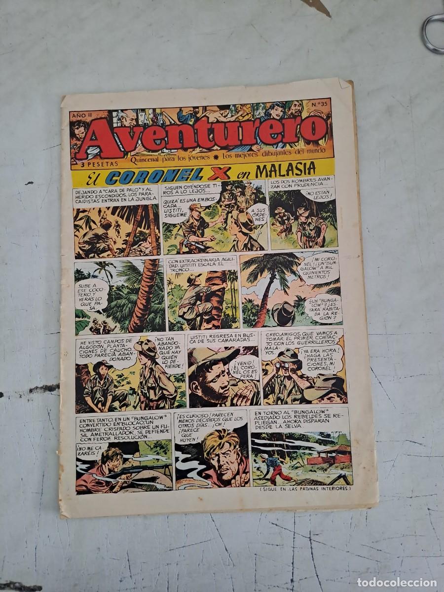 Tebeos: Aventurero 35, Cl&iacute;per Bolsa DA - Foto 1