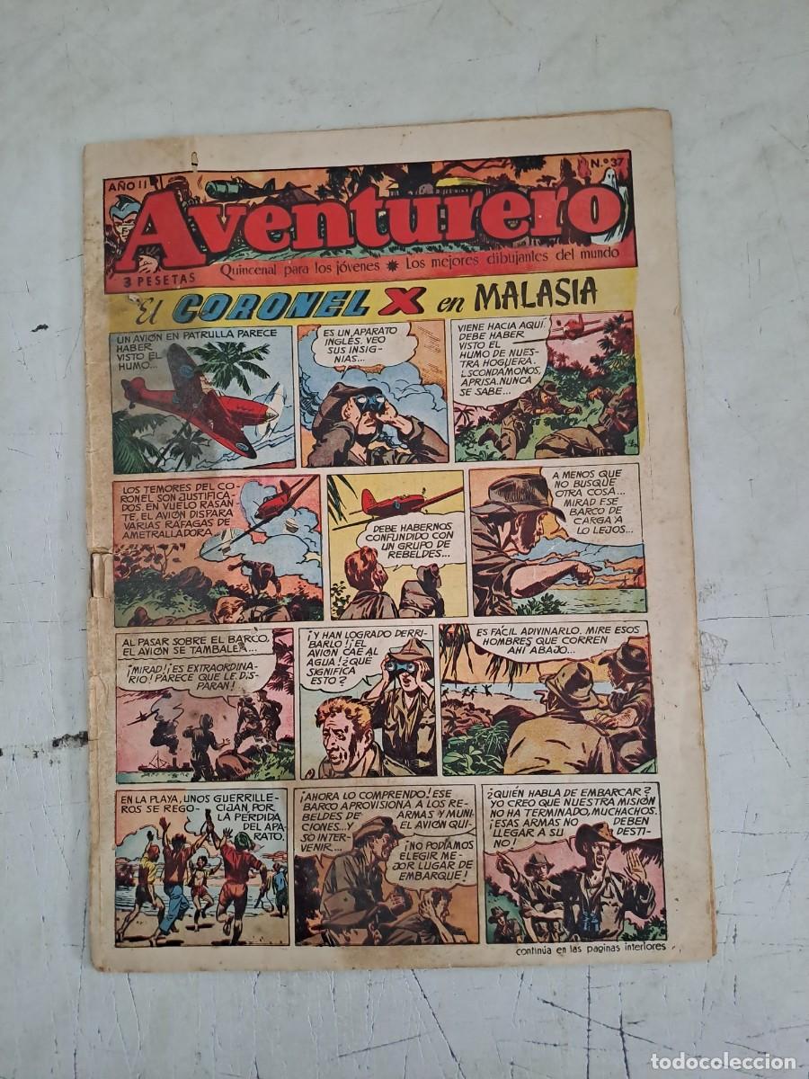 Tebeos: Aventurero 37, Cl&iacute;per Bolsa DA - Foto 1