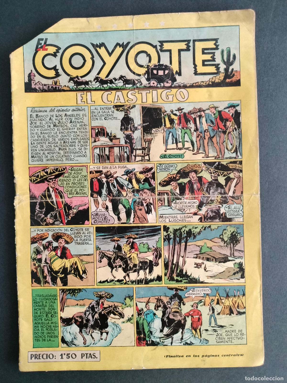 Giornalini: EL COYOTE N&ordm; 43 ORIGINAL DE EPOCA CLIPER