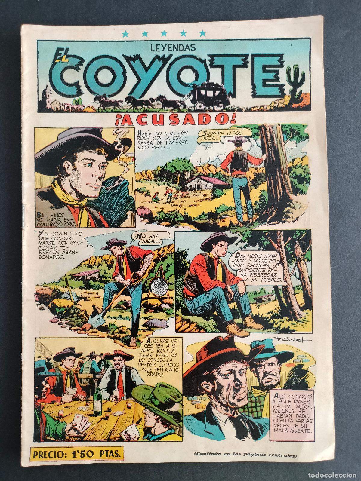 Livros de Banda Desenhada: EL COYOTE N&ordm; 77 ORIGINAL DE EPOCA CLIPER