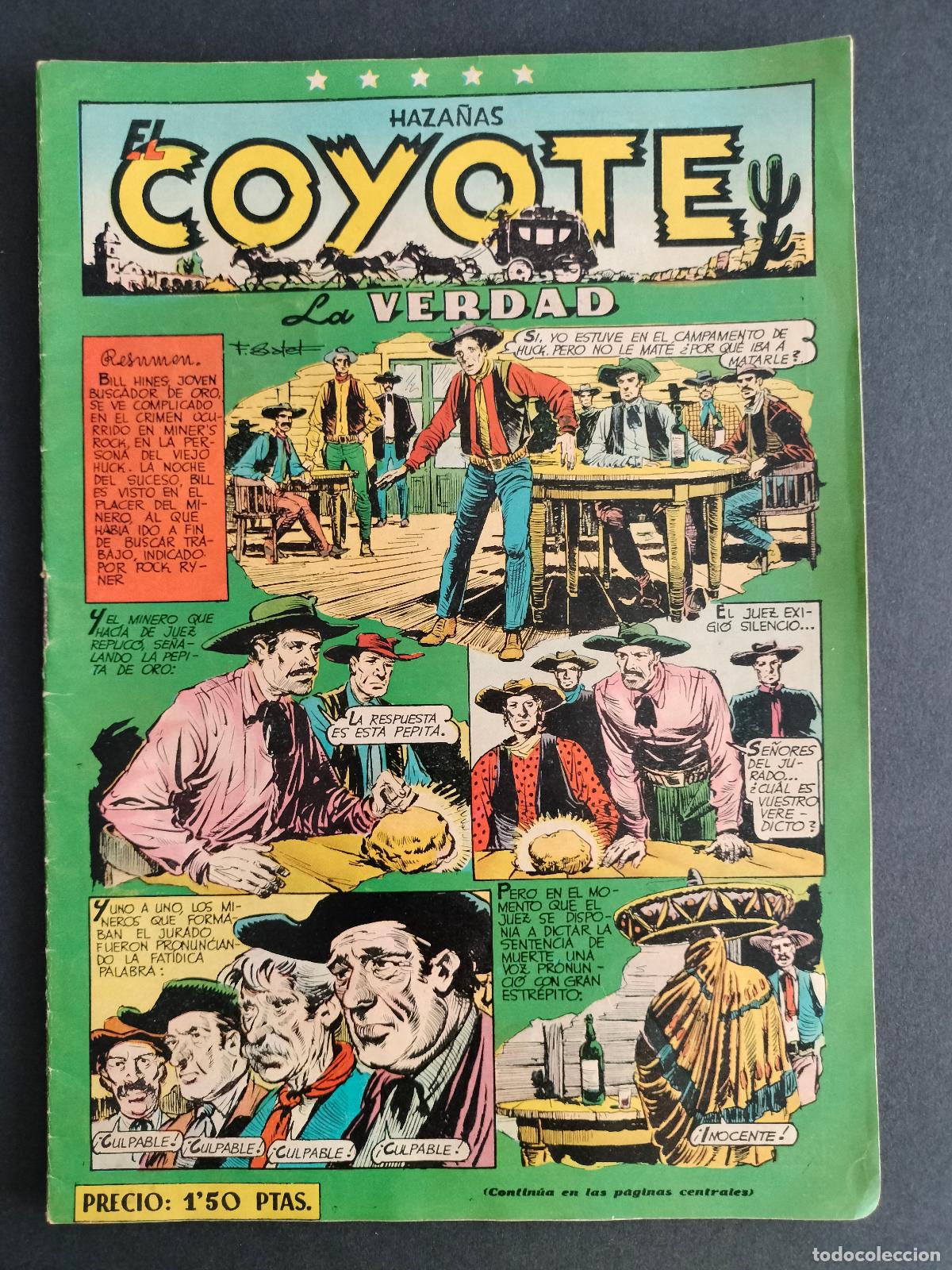 Comics: EL COYOTE N&ordm; 78 ORIGINAL DE EPOCA CLIPER