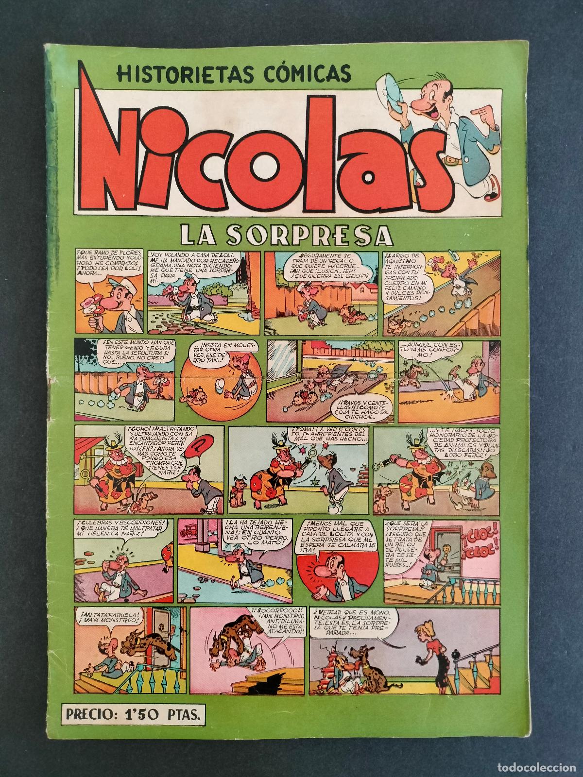 Tebeos: NICOLAS N&ordm; 3 ORIGINAL DE EPOCA CLIPER MUY DIFICIL!!! - Foto 1