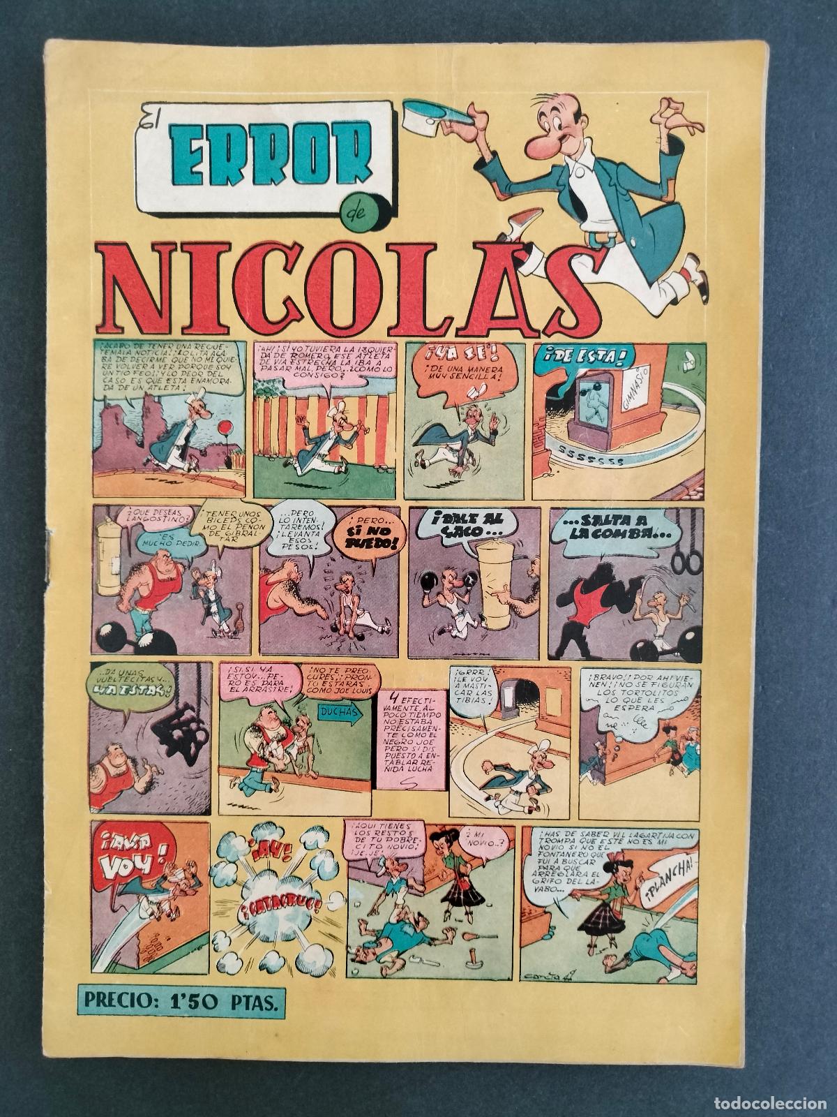 Giornalini: NICOLAS N&ordm; 27 ORIGINAL DE EPOCA CLIPER BUEN ESTADO!!!