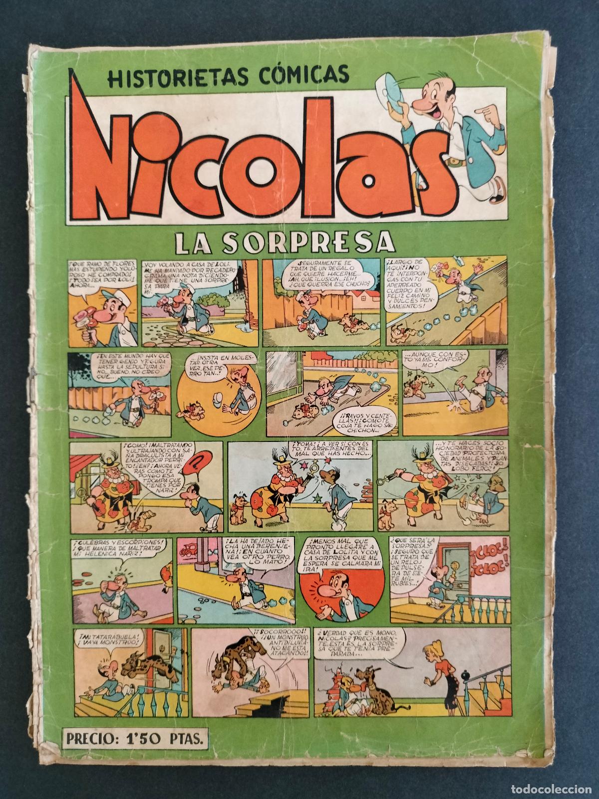 Tebeos: NICOLAS N&ordm; 3 ORIGINAL DE EPOCA CLIPER MUY DIFICIL!!! - Foto 1