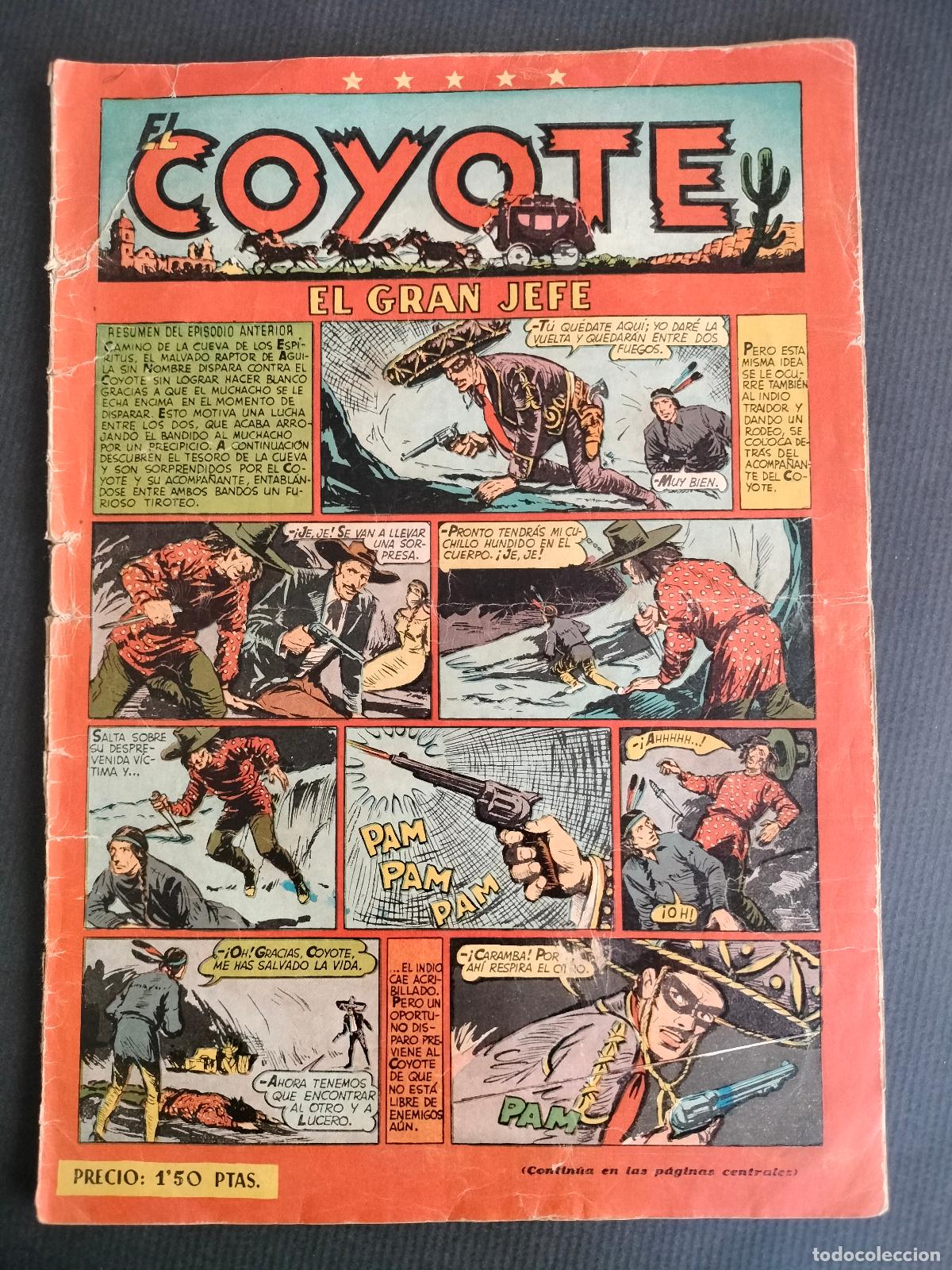 Comics: EL COYOTE N&ordm; 37 ORIGINAL EDITORIAL CLIPER 1947