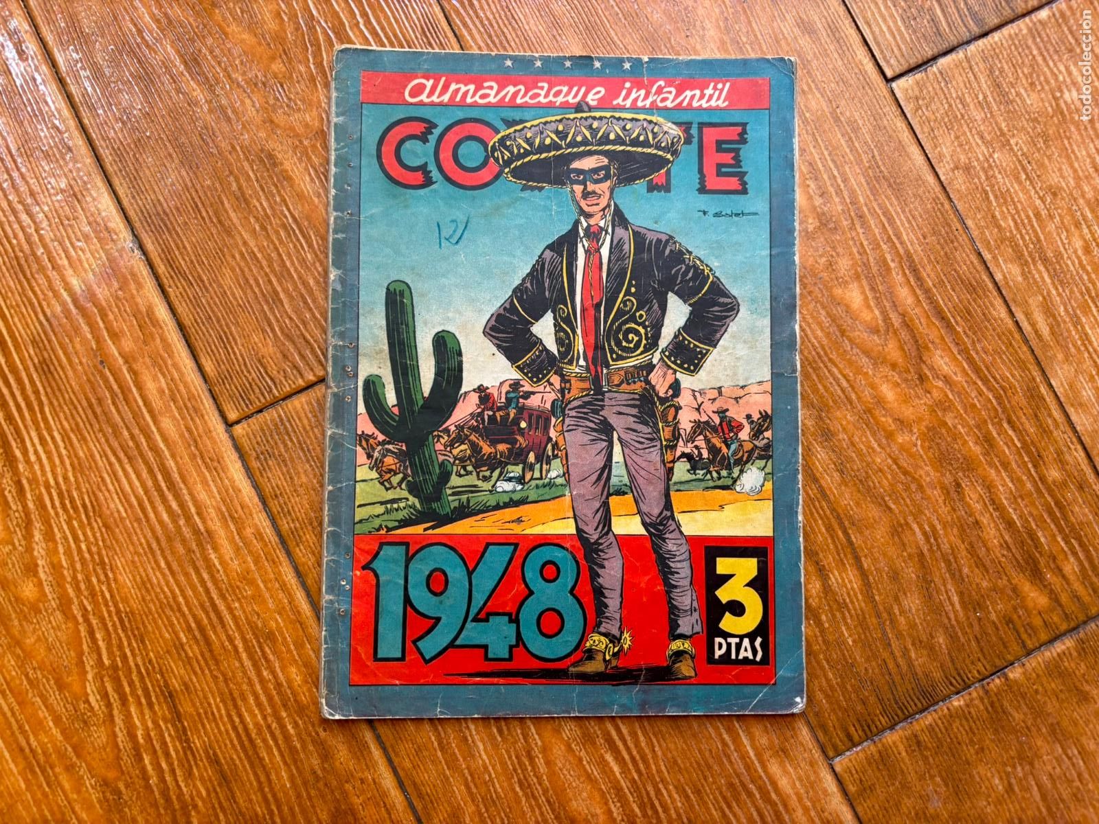 Tebeos: ALMANAQUE COYOTE PARA 1948 EDITORIAL CLIPER ORIGINAL - Foto 1