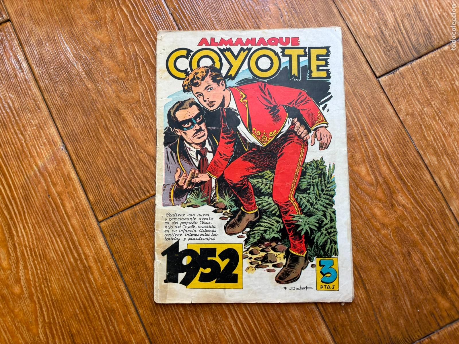 Tebeos: ALMANAQUE COYOTE PARA 1952 EDITORIAL CLIPER ORIGINAL - Foto 1