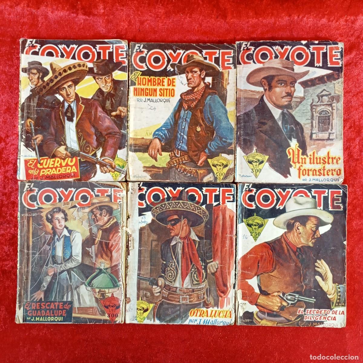 Comics: LOTE 6 LIBROS - EL COYOTE - J. MALLORQU&Iacute; - EDICIONES CLIPER - VER FOTOS / 5618