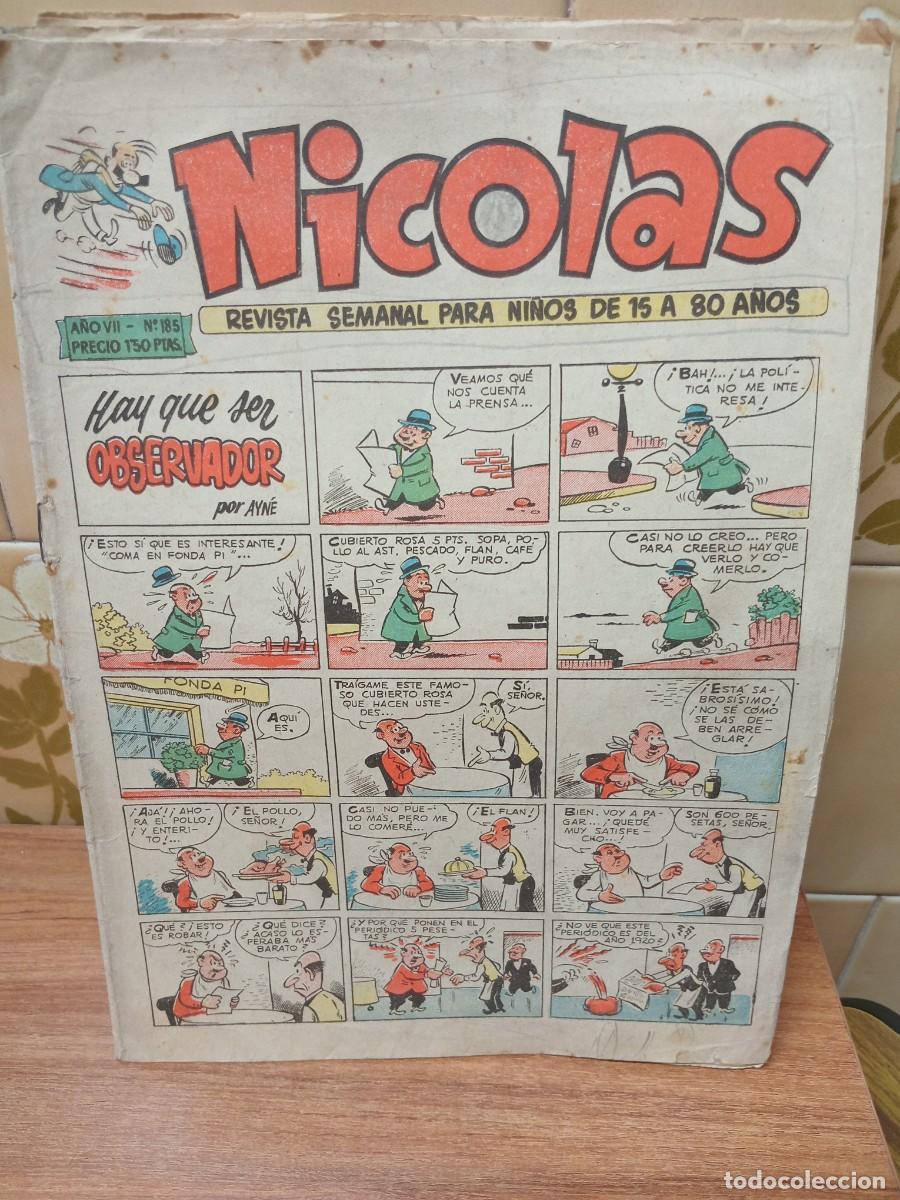 Livros de Banda Desenhada: NICOLAS - N&ordm; 185 - CLIPER - ORIGINAL