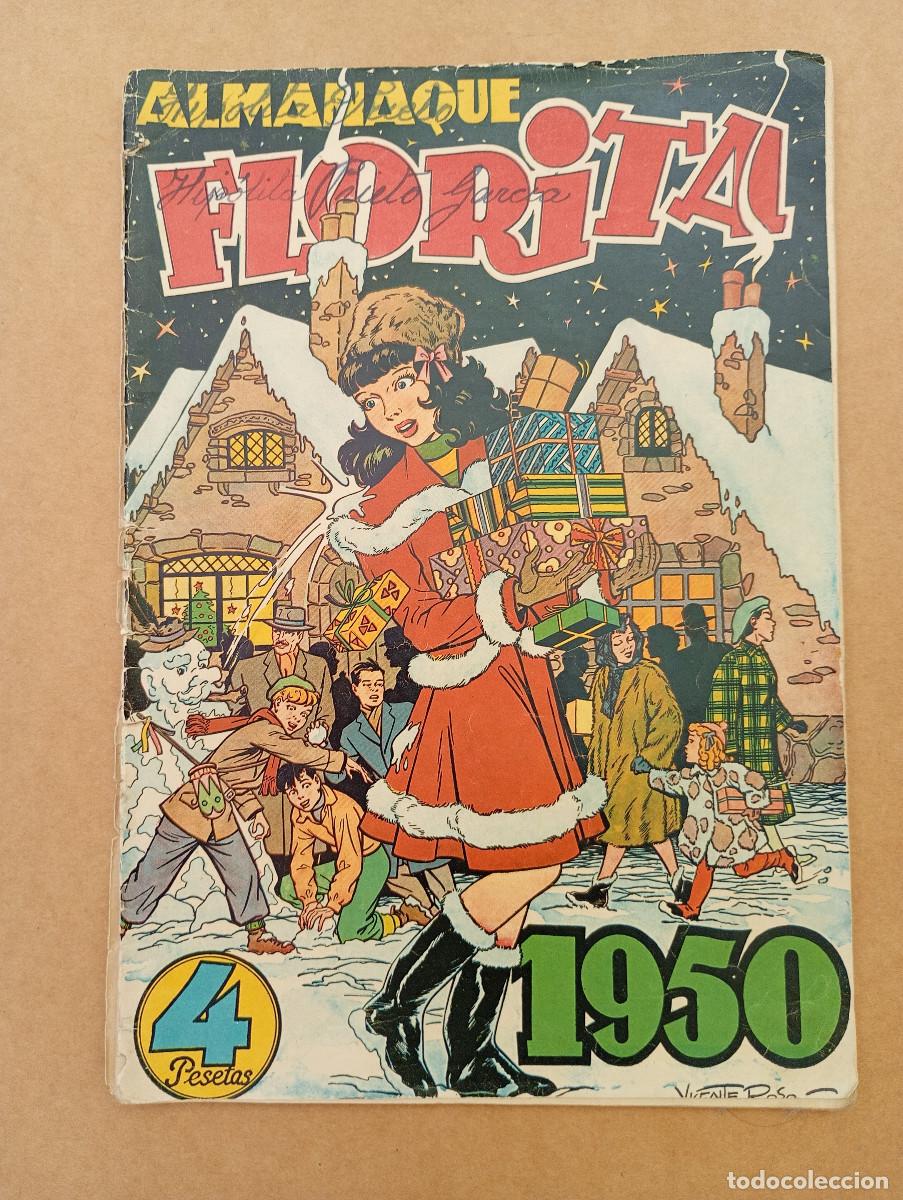 Tebeos: FLORITA, ALMANAQUE 1950, CLIPER / GERPLA, EDICION ORIGINAL DE 1949