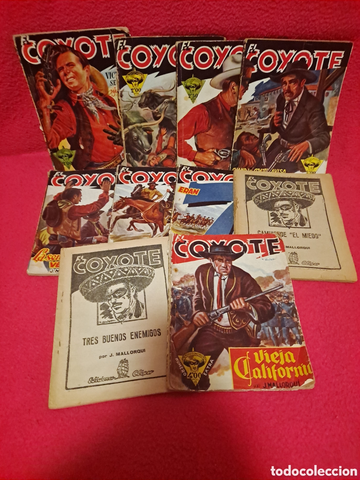 Tebeos: Lote &rdquo;El Coyote&rdquo;, J. Mallorqu&iacute;