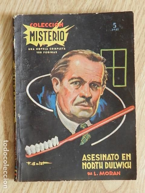 Tebeos: Asesinato en North Dulwich Colecci&oacute;n Misterio 12 L. Moran Ediciones Cliper Gerpla novela completa