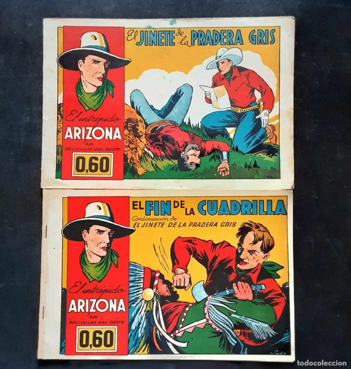 Tebeos: EL INTREPIDO ARIZONA # EDITORIAL CISNE 1942 # LOTE DE 8 TEBEOS # JESUS BLASCO/RAMON SABATES