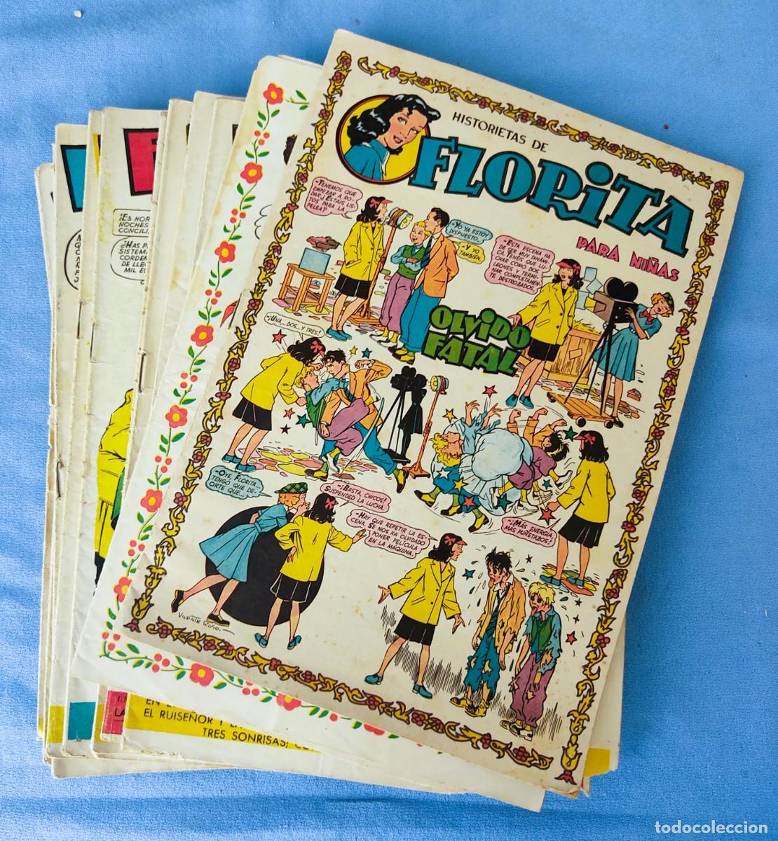 Tebeos: LOTE DE 23 NUMEROS DE FLORITA ORIGINALES DE EDICIONES CLIPER