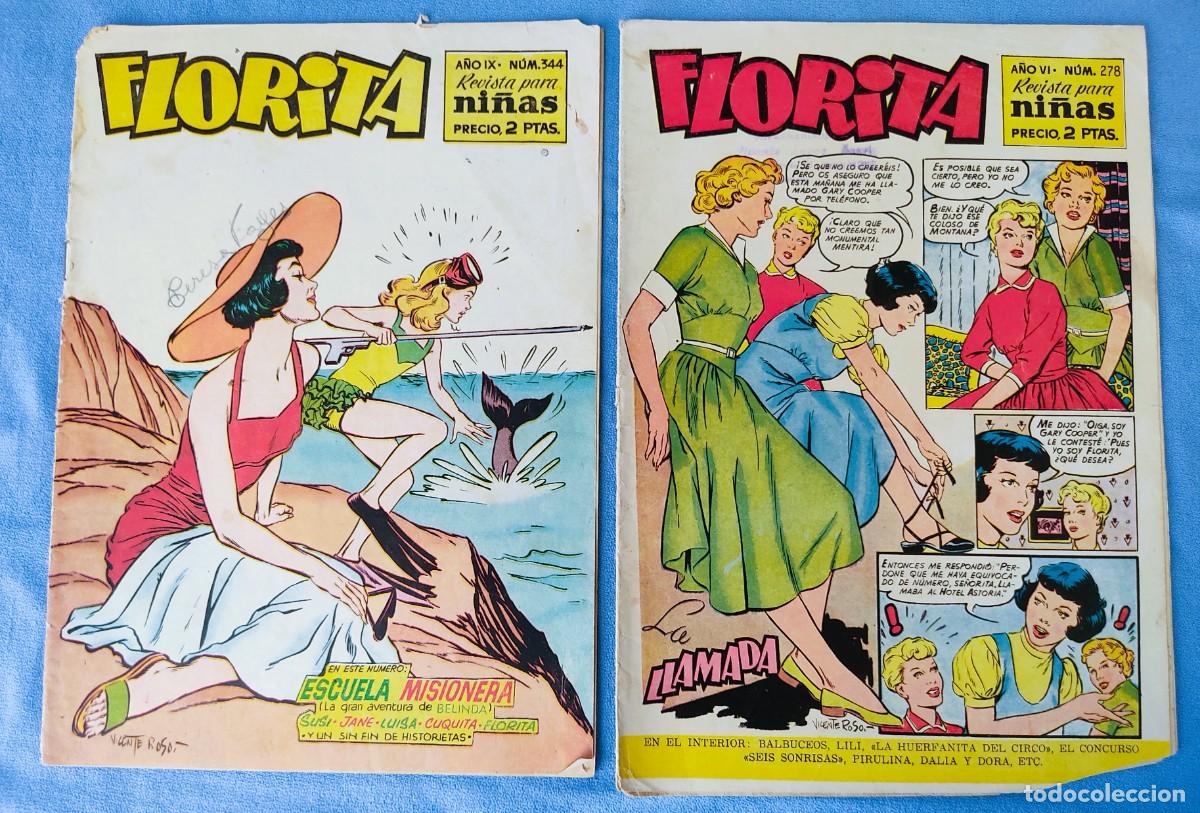 Tebeos: LOTE DE 23 NUMEROS DE FLORITA ORIGINALES DE EDICIONES CLIPER - Foto 7