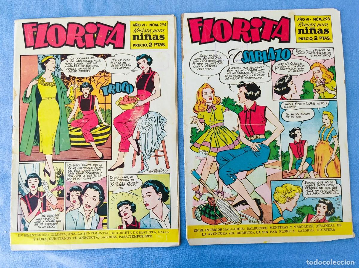 Tebeos: LOTE DE 23 NUMEROS DE FLORITA ORIGINALES DE EDICIONES CLIPER - Foto 9