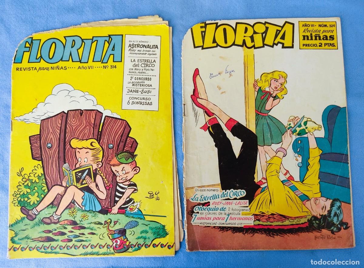 Tebeos: LOTE DE 23 NUMEROS DE FLORITA ORIGINALES DE EDICIONES CLIPER - Foto 10