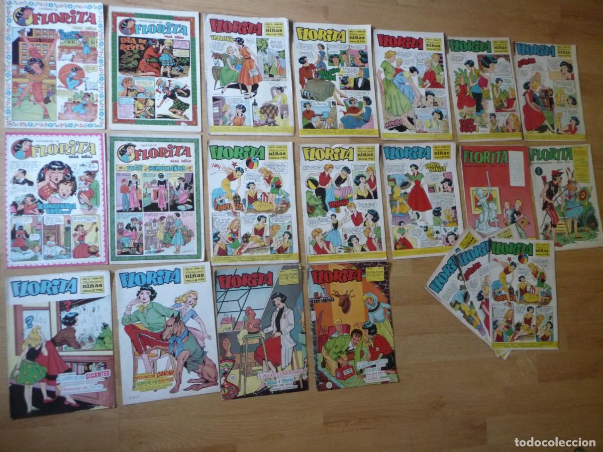 BDs: LOTE DE 21 COMICS DE FLORITA , VER FOTOS.