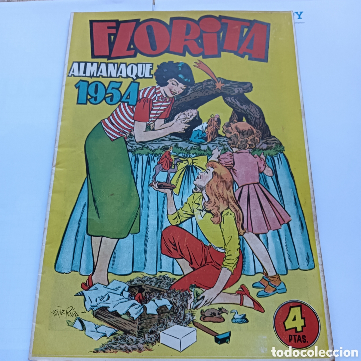 Tebeos: FLORITA ALMANAQUE 1954 EDI.CLIPER ORIGINALES