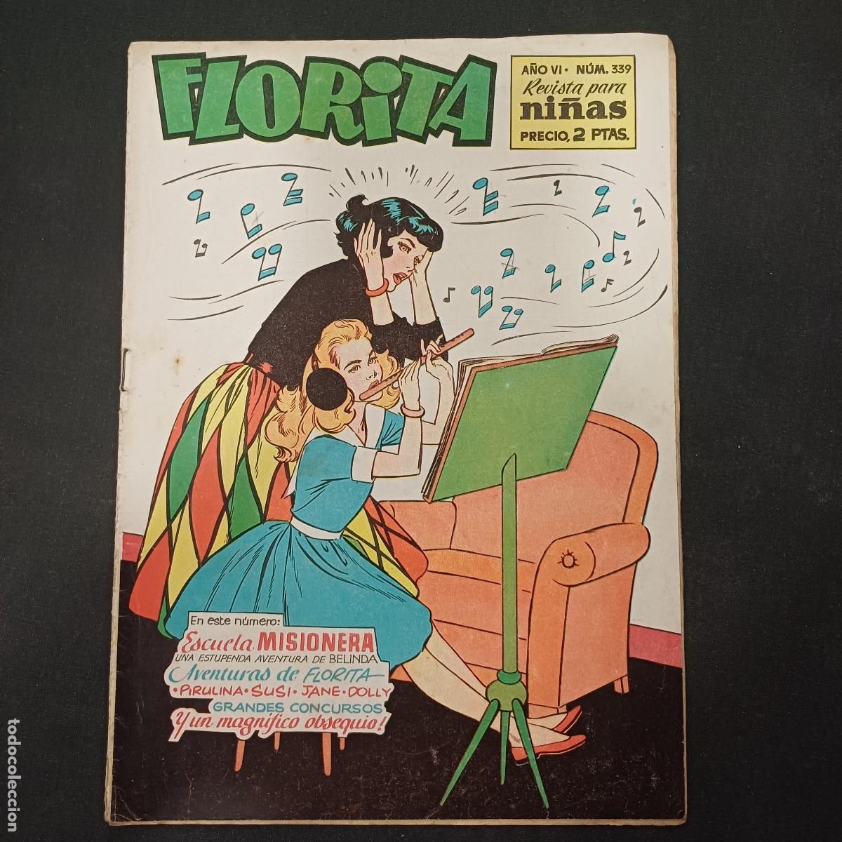 Tebeos: FLORITA/ESCUELA MISIONERA/N&ordm;339.