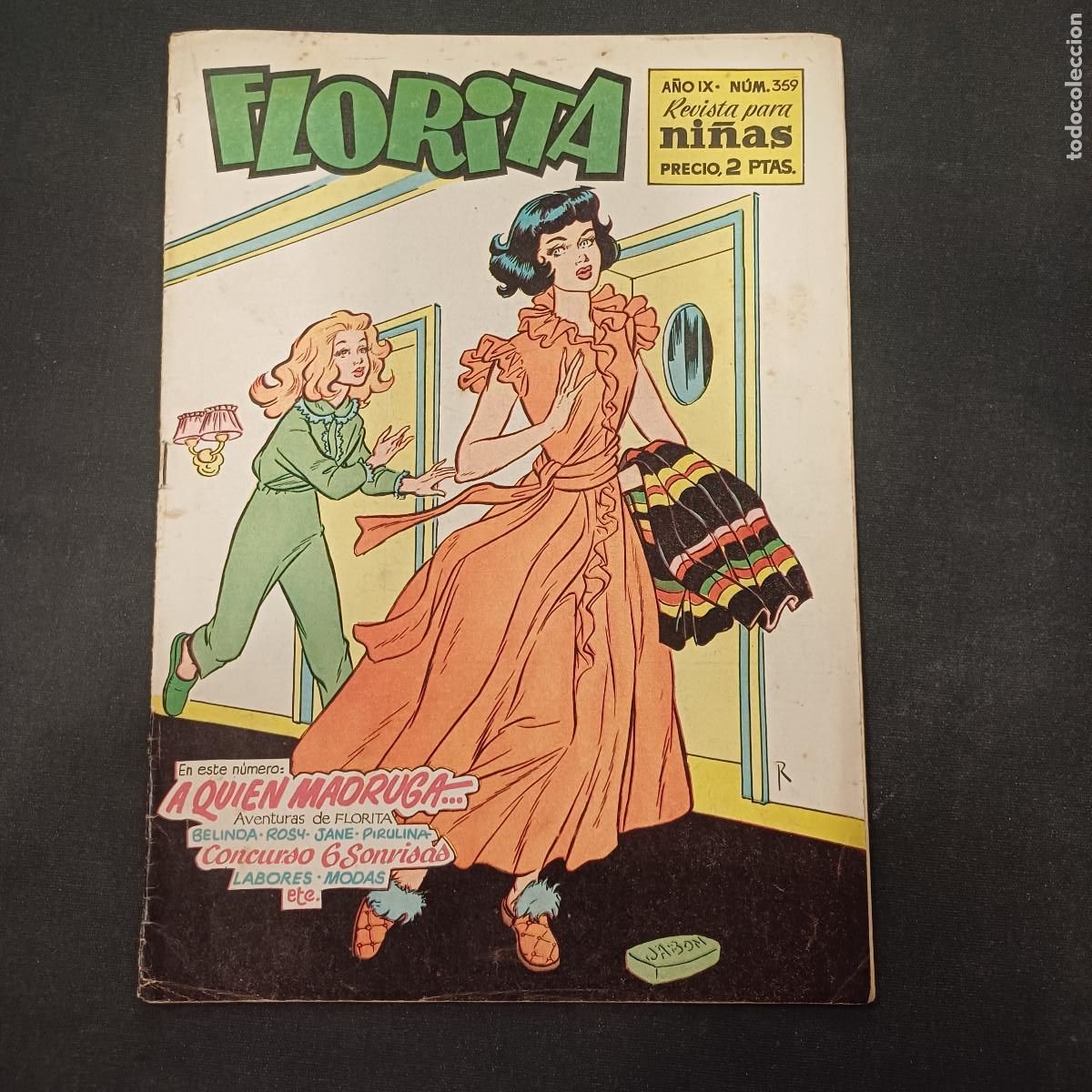 Tebeos: FLORITA/A QUIEN MADRUGA/N&ordm;359.