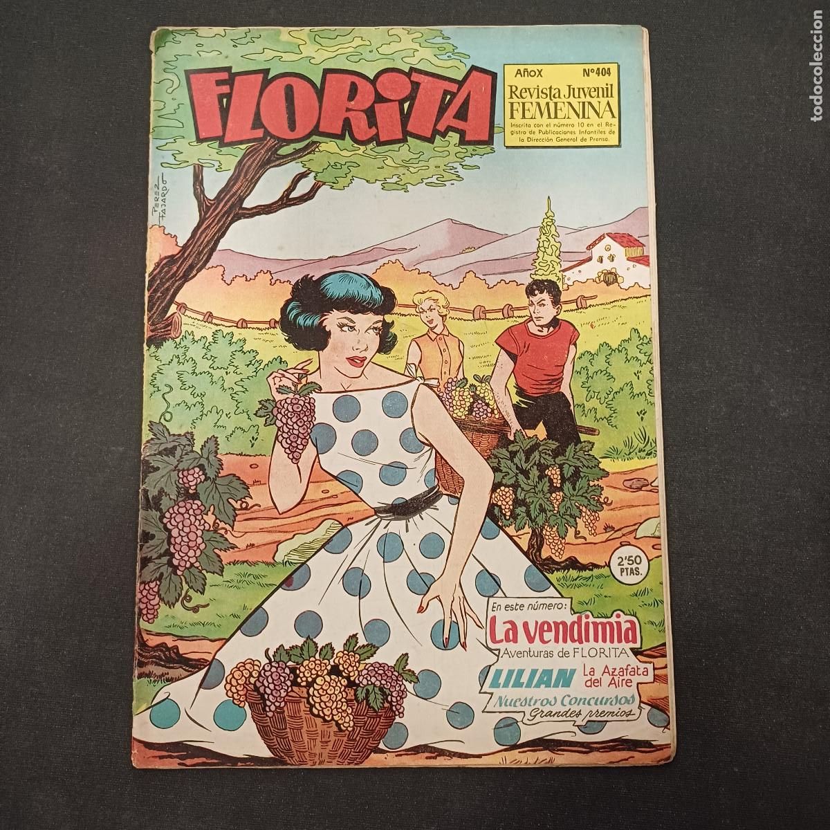 Tebeos: FLORITA/LA VENDIMIA/N&ordm;404.