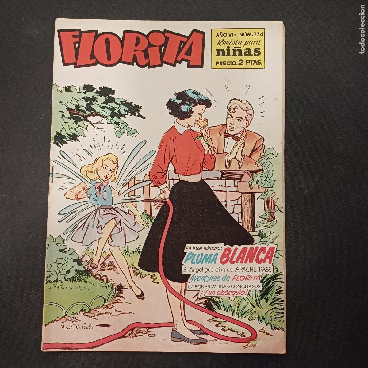 Tebeos: FLORITA/PLUMA BLANCA/N&ordm;334.