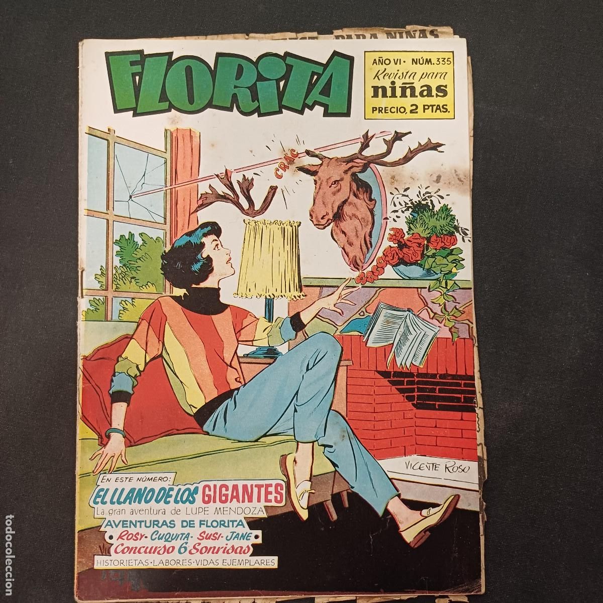 Tebeos: FLORITA/EL LLANO DE LOS GIGANTES/N&ordm;335.