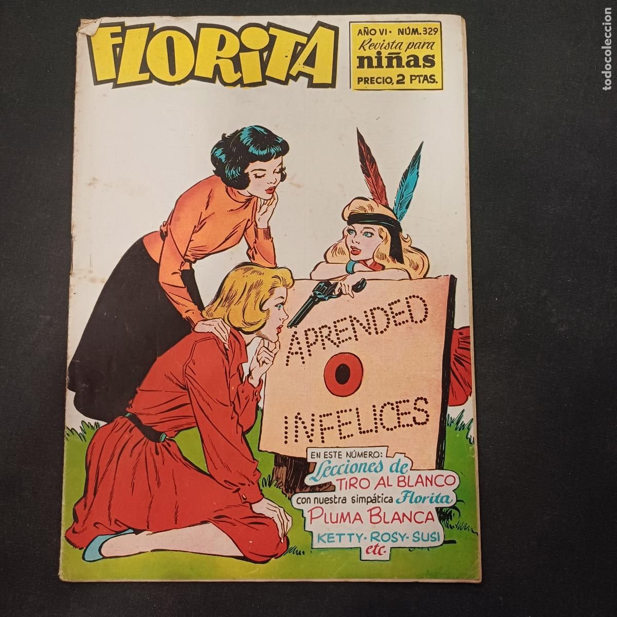 Tebeos: FLORITA/APRENDIENDO INFELICES/N&ordm;329.