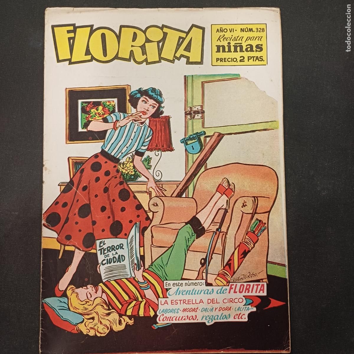 Tebeos: FLORITA/LA ESTRELLA DEL CIRCO/N&ordm;328.