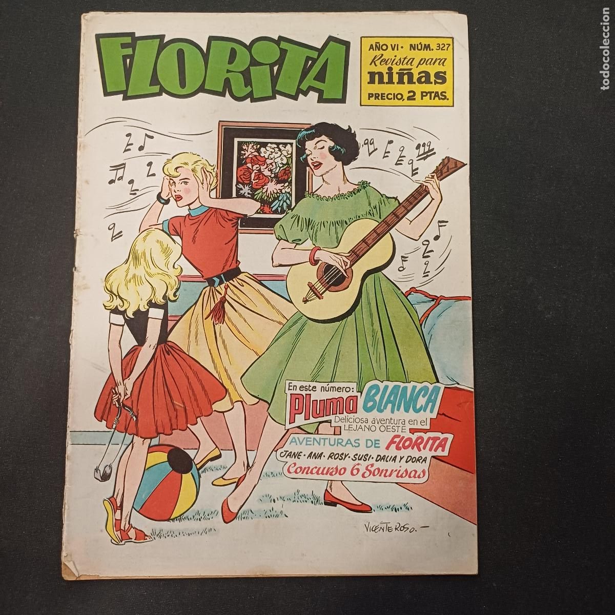 Tebeos: FLORITA/PLUMA BLANCA/N&ordm;327.