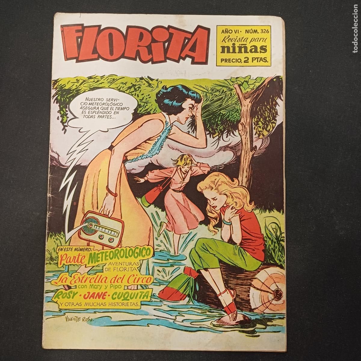 Tebeos: FLORITA/PARTE METEREOLOGICO/N&ordm;326.
