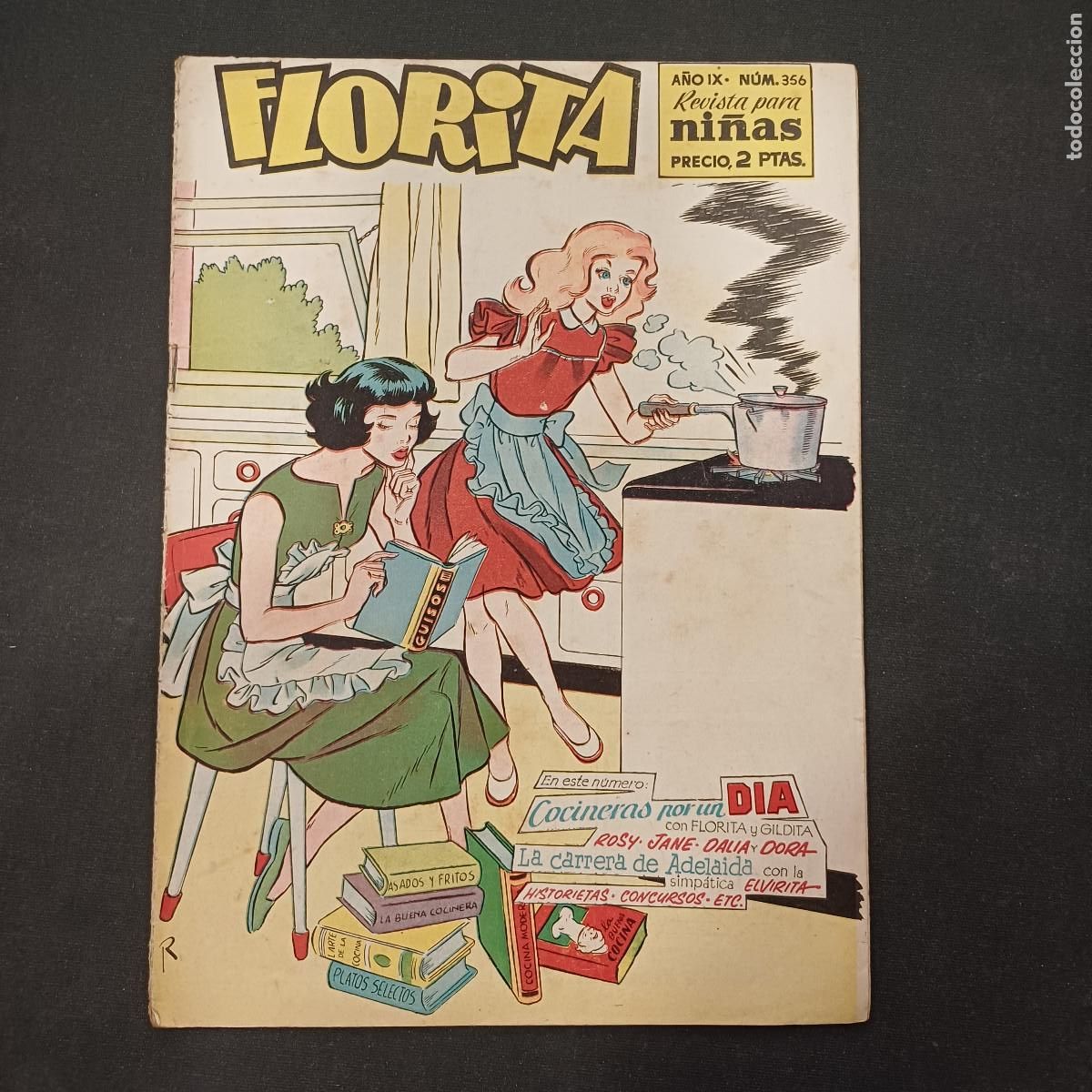 Tebeos: FLORITA/COCINERAS POR UN DIA/N&ordm;356.