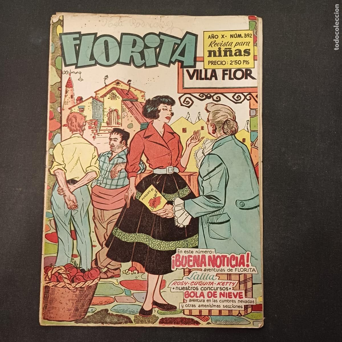 Tebeos: FLORITA/BUENA NOTICIA/N&ordm;392.