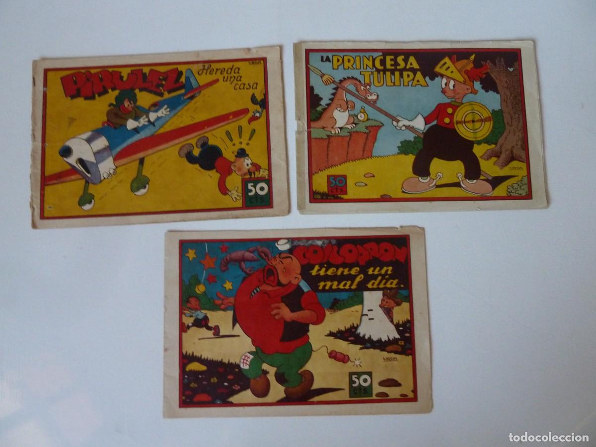 Tebeos: MONOGR&Aacute;FICOS DE HUMOR, GERPLA, CISNE, COLEC COMPLETA DE 1-2-3, ORIGINAL,1943,DE MANUEL URDA