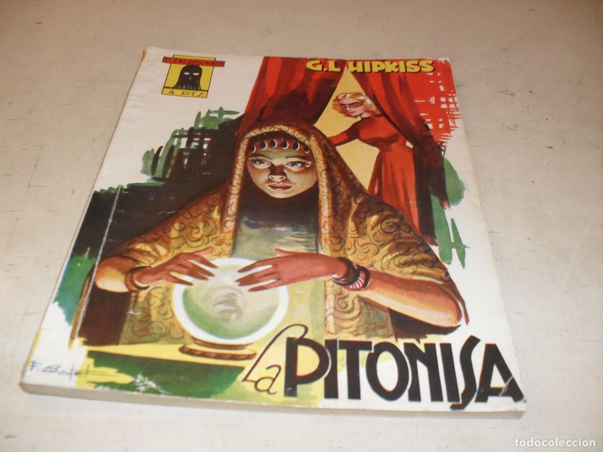 Tebeos: NOVELA EL ENCAPUCHADO N&ordm; 38,LA PITONISA,DE G.L.HIPKISS.CLIPER,1948