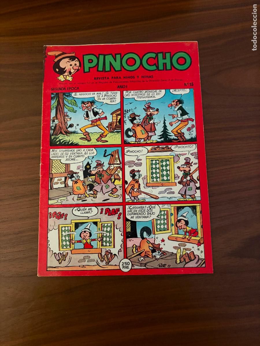 Tebeos: PINOCHO N&ordm; 15 SEGUNDA &Eacute;POCA , EDITORIAL CLIPER