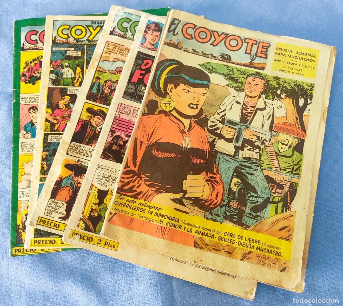 Tebeos: LOTE 5 DE EJEMPLARES DE EL COYOTE ORIGINALES EDITORIAL CLIPER - Foto 1