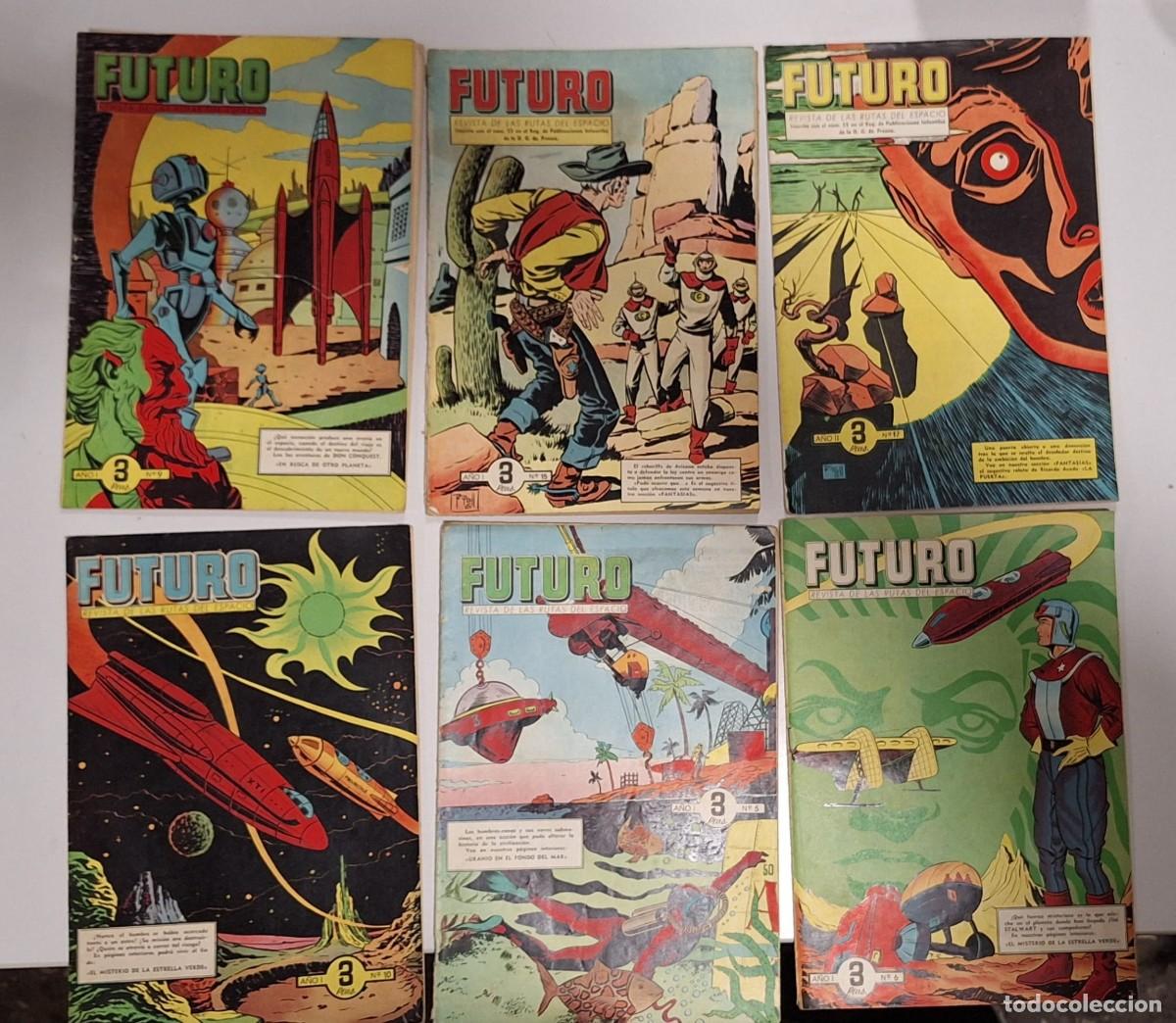 Tebeos: Futuro Clipper, 12 n&uacute;meros originales de 1957. - Foto 2
