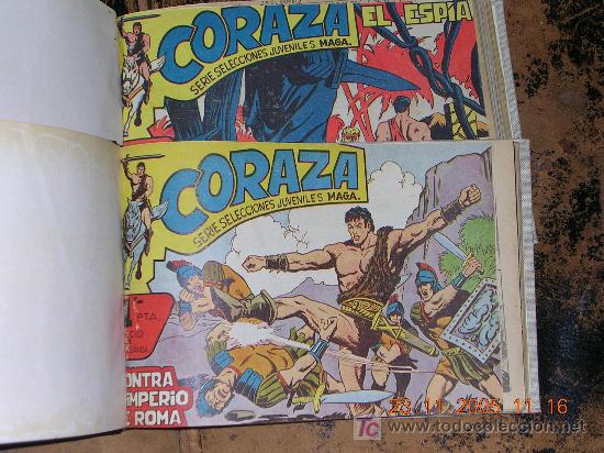Tebeos: CORAZA  BIEN ENCADERNADA ORIGINAL Y COMPLETA - Foto 2