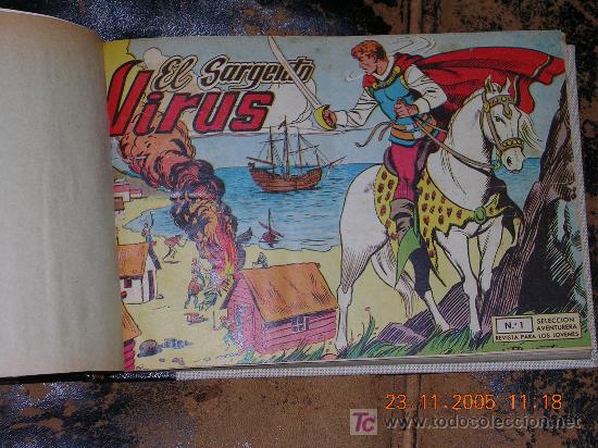 Tebeos: EL SARGENTO VIRUS ORIGINAL - Foto 2