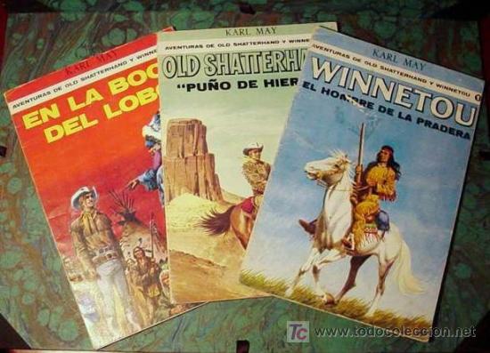 Tebeos: OLD SHATTERHAND Y WINNETOU (IEE). &iexcl;&iexcl; COMPLETA !! - Foto 1