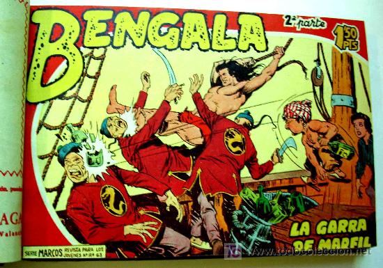 Tebeos: bengala 2&ordf;  (maga)   45 ej.   (encuadernada)  (original) - Foto 1