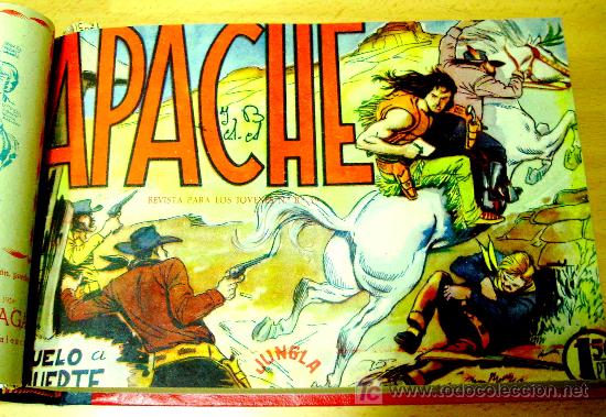 Tebeos: Apache 1&ordf; (Maga) 56 ej. (Encuadernada-1) (Original) - Foto 1