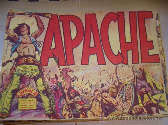 Tebeos: APACHE COLECCION COMPLETA ORIGINAL Y SUELTA : 2 PARTES 132 COMICS Y 2 POSTERS - Foto 1